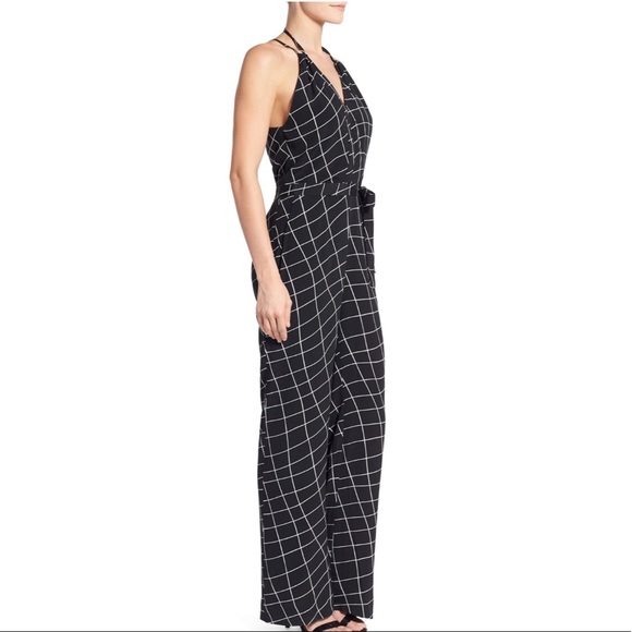 Sanctuary Windowpane Jumpsuit